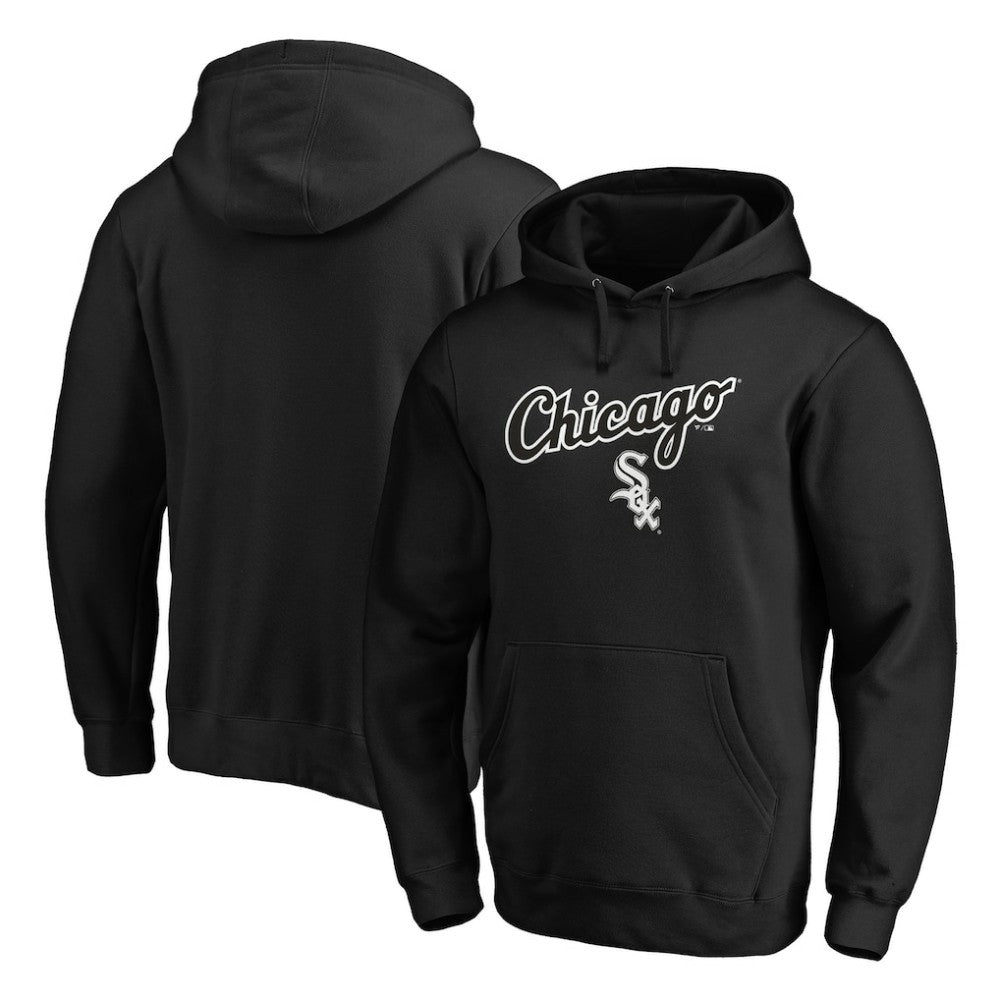 Chicago White Sox Team Lock Up Wordmark Pullover Hoodie | MLB Online