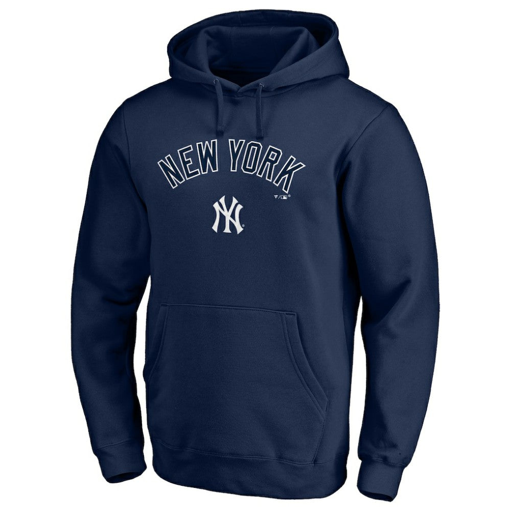 New York Yankees Team Lock Up Wordmark Pullover Hoodie | MLB On Sale