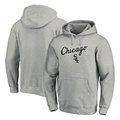 Chicago White Sox Team Lock Up Wordmark Pullover Hoodie | MLB New