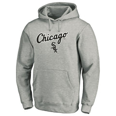 Chicago White Sox Team Lock Up Wordmark Pullover Hoodie | MLB New
