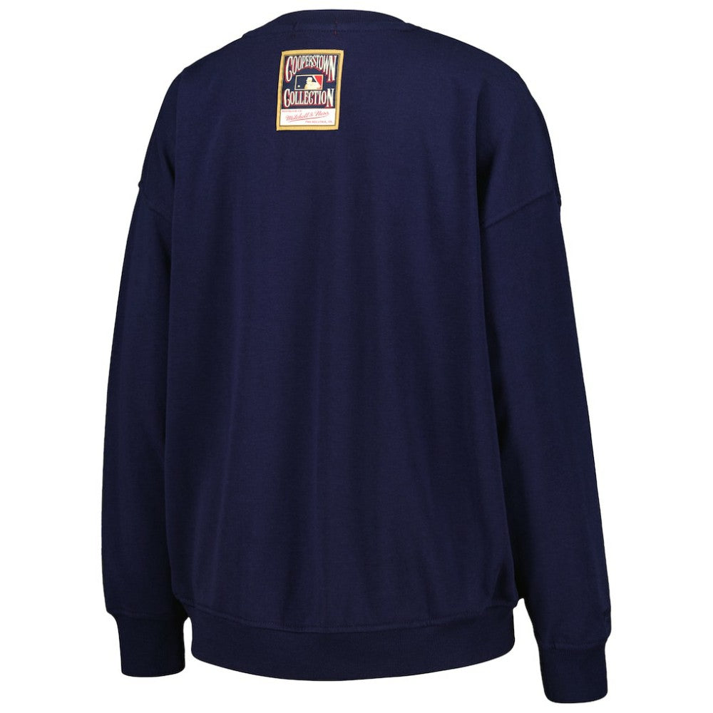 Boston Red Sox Mitchell & Ness Women's Logo Lt 2.0 Pullover Sweatshirt | MLB On Sale