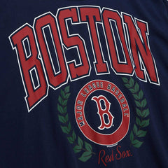 Boston Red Sox Mitchell & Ness Women's Logo Lt 2.0 Pullover Sweatshirt | MLB On Sale