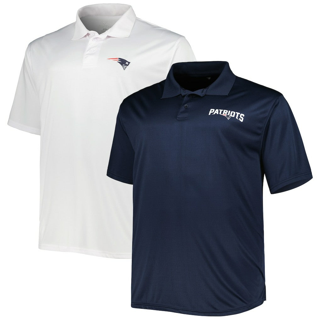 New England Patriots Fanatics Solid Two-Pack Polo Set