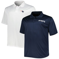 New England Patriots Fanatics Solid Two-Pack Polo Set