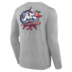 Atlanta Braves Nice Kicks Long Sleeve T-Shirt | MLB Outlet