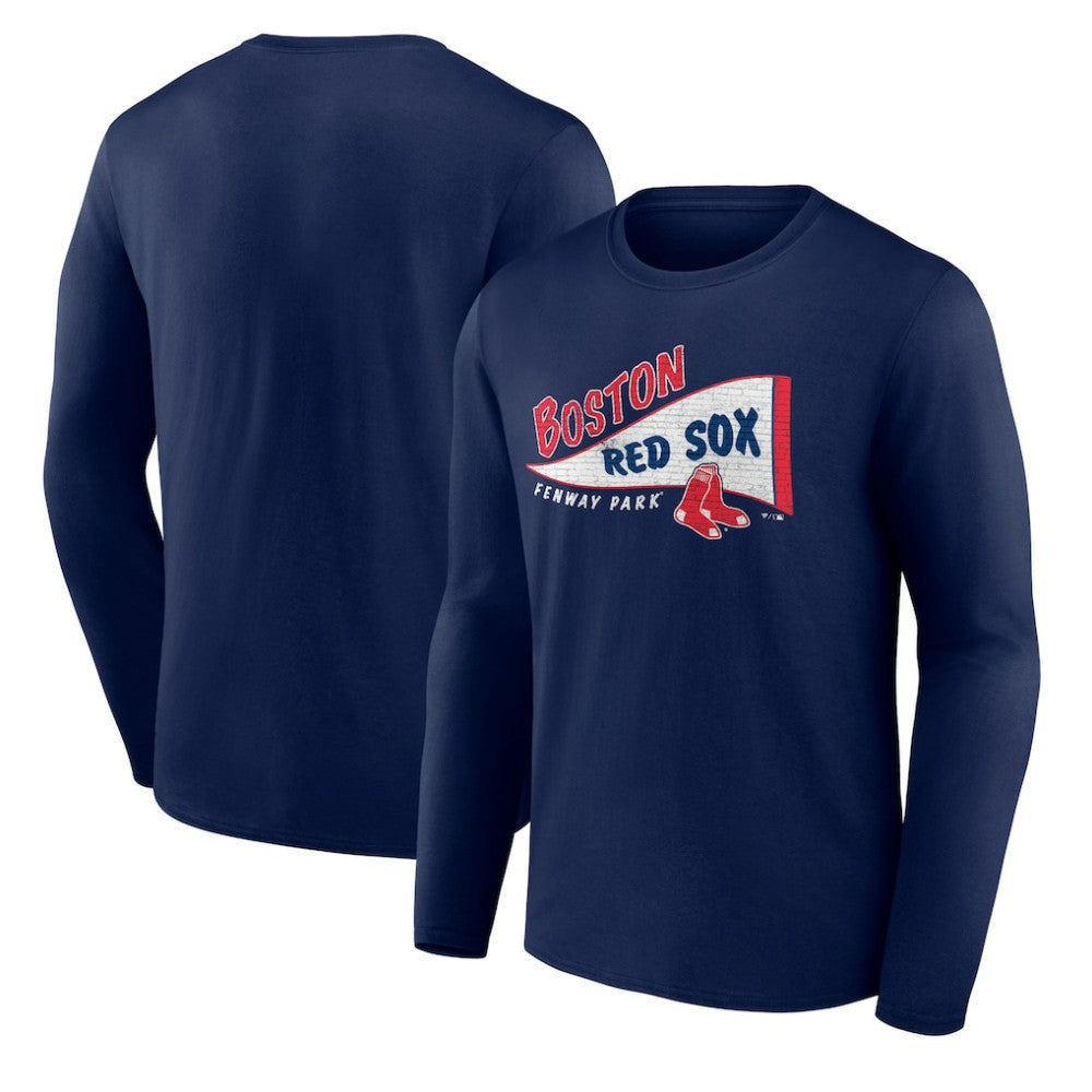 Boston Red Sox The Pennant Long Sleeve T-Shirt | MLB Discount