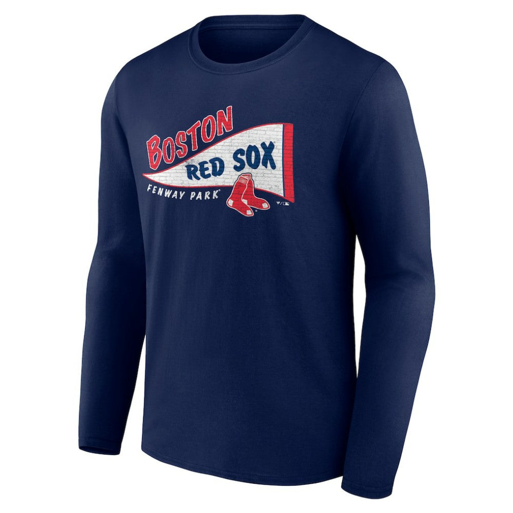 Boston Red Sox The Pennant Long Sleeve T-Shirt | MLB Discount