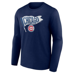 Chicago Cubs Flag Long Sleeve T-Shirt | MLB Sale
