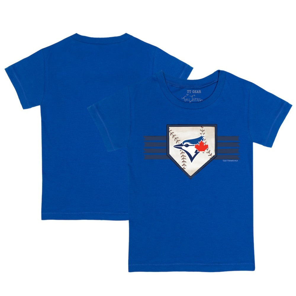 Toronto Blue Jays Tiny Turnip Youth Base Stripe T-Shirt | MLB Online
