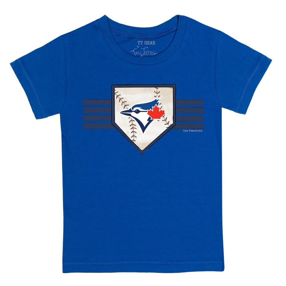 Toronto Blue Jays Tiny Turnip Youth Base Stripe T-Shirt | MLB Online