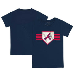 Atlanta Braves Tiny Turnip Youth Base Stripe T-Shirt | MLB New