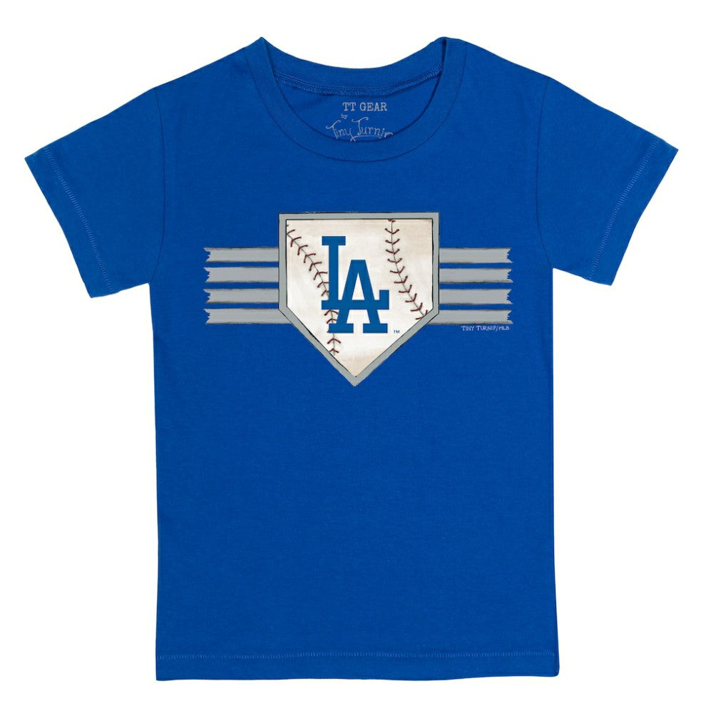 Los Angeles Dodgers Tiny Turnip Youth Base Stripe T-Shirt | MLB Shop