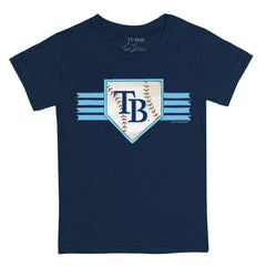 Tampa Bay Rays Tiny Turnip Youth Base Stripe T-Shirt | MLB Discount