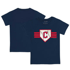 Cleveland Guardians Tiny Turnip Youth Base Stripe T-Shirt | MLB New