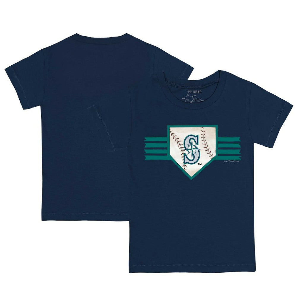 Seattle Mariners Tiny Turnip Youth Base Stripe T-Shirt | MLB Sale