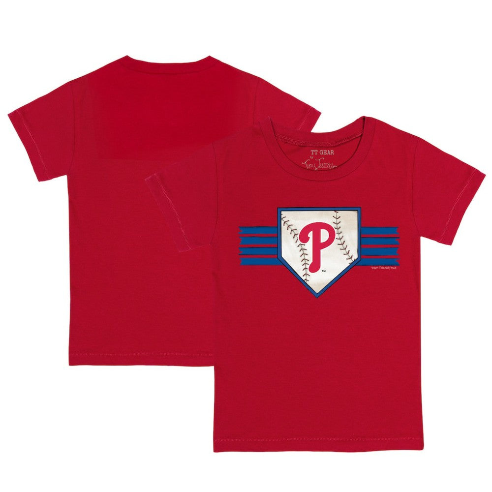 Philadelphia Phillies Tiny Turnip Youth Base Stripe T-Shirt | MLB Near me