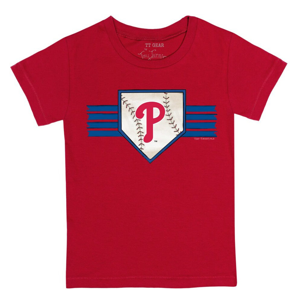 Philadelphia Phillies Tiny Turnip Youth Base Stripe T-Shirt | MLB Near me