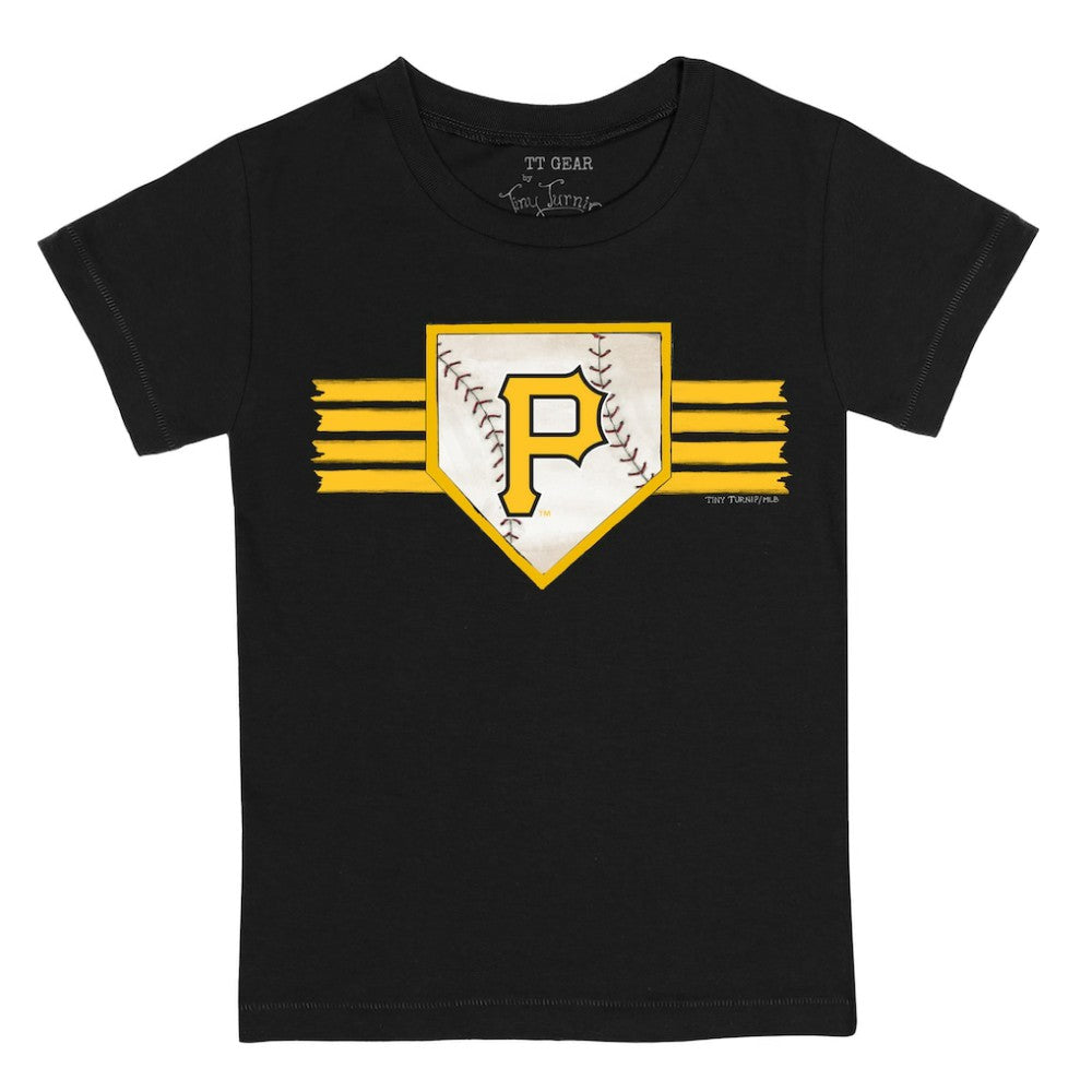 Pittsburgh Pirates Tiny Turnip Youth Base Stripe T-Shirt | MLB US