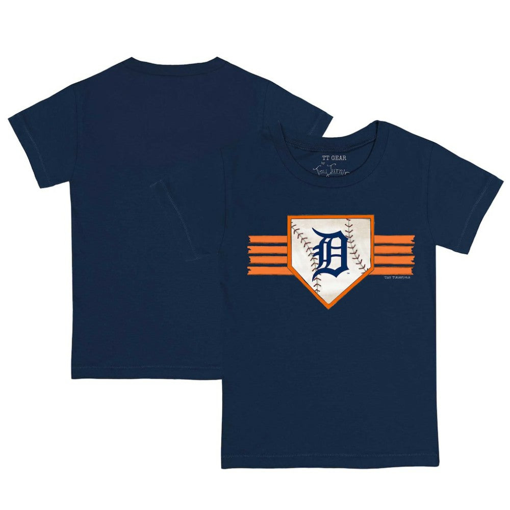 Detroit Tigers Tiny Turnip Youth Base Stripe T-Shirt | MLB Near me