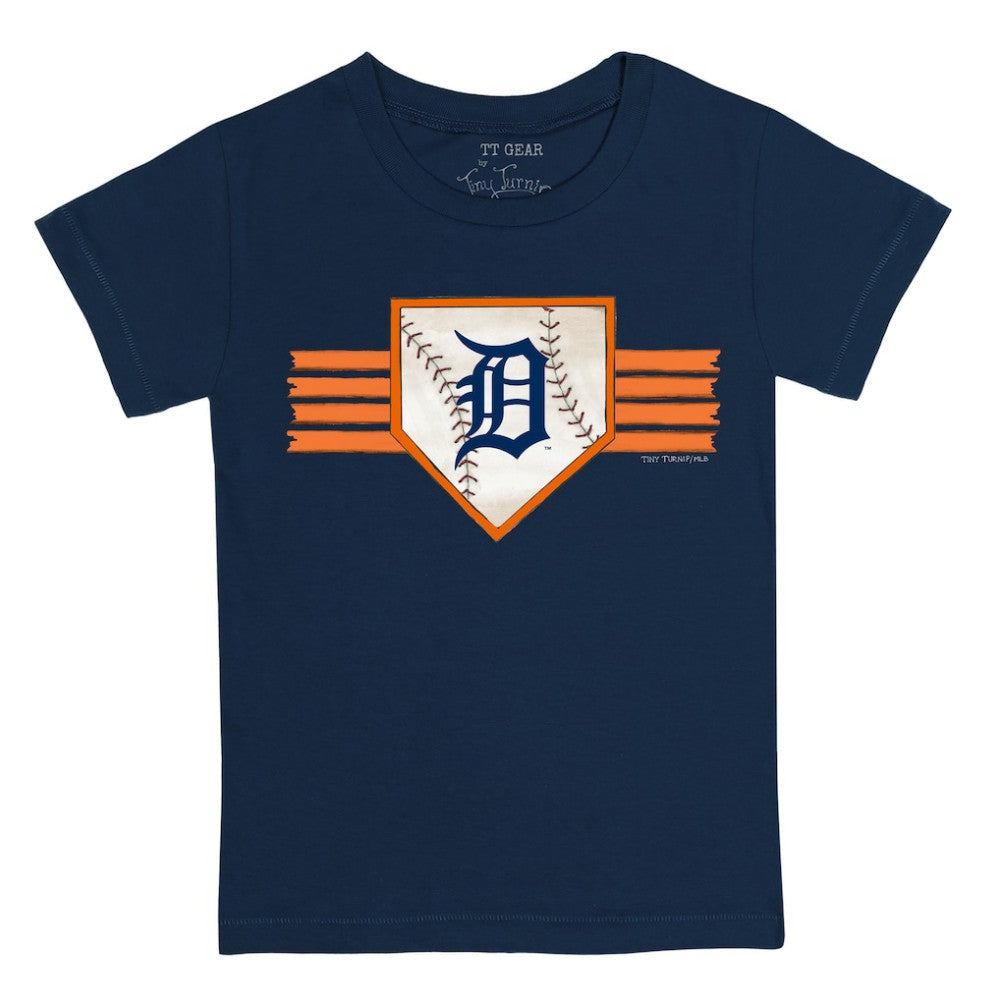 Detroit Tigers Tiny Turnip Youth Base Stripe T-Shirt | MLB Near me