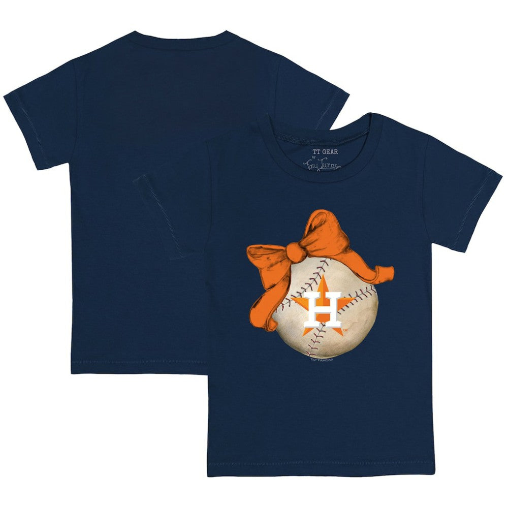 Houston Astros Tiny Turnip Youth Baseball Bow T-Shirt | MLB Near me