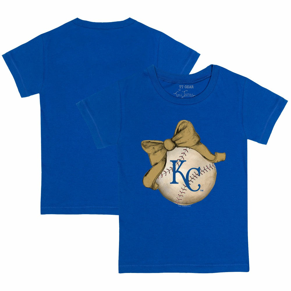 Kansas City Royals Tiny Turnip Youth Baseball Bow T-Shirt | MLB For sale