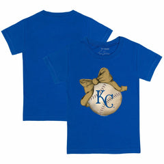 Kansas City Royals Tiny Turnip Youth Baseball Bow T-Shirt | MLB For sale