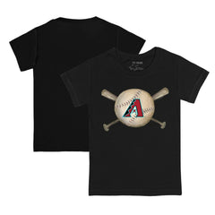 Arizona Diamondbacks Tiny Turnip Youth Baseball Cross Bats T-Shirt | MLB For sale