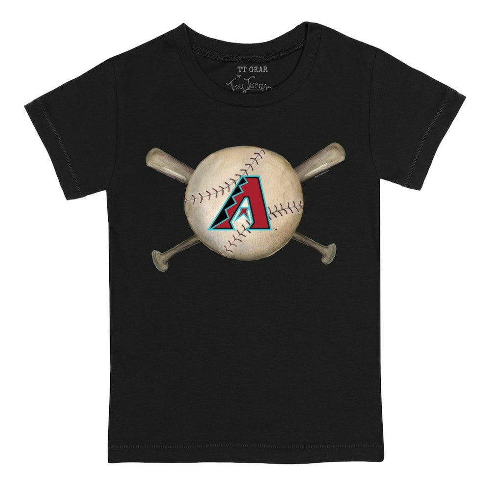 Arizona Diamondbacks Tiny Turnip Youth Baseball Cross Bats T-Shirt | MLB For sale