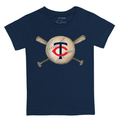 Minnesota Twins Tiny Turnip Youth Baseball Cross Bats T-Shirt | MLB Near me