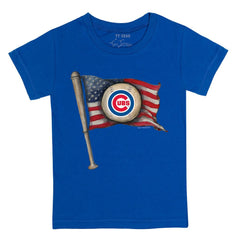 Chicago Cubs Tiny Turnip Youth Baseball Flag T-Shirt | MLB New