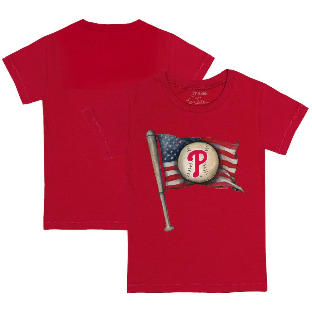 Philadelphia Phillies Tiny Turnip Youth Baseball Flag T-Shirt | MLB On Sale