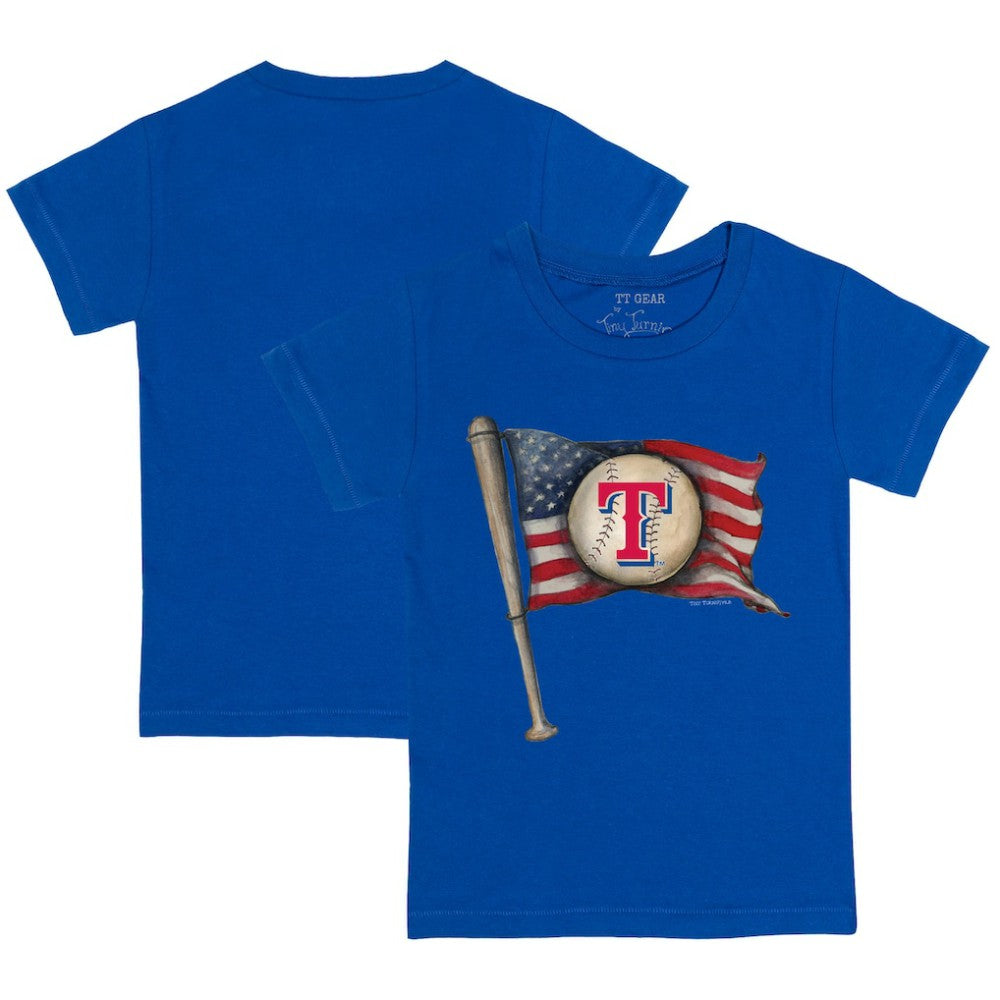 Texas Rangers Tiny Turnip Youth Baseball Flag T-Shirt | MLB Discount