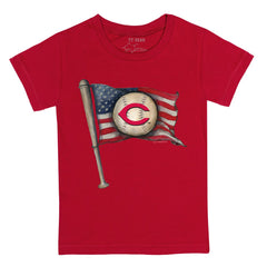 Cincinnati Reds Tiny Turnip Youth Baseball Flag T-Shirt | MLB New