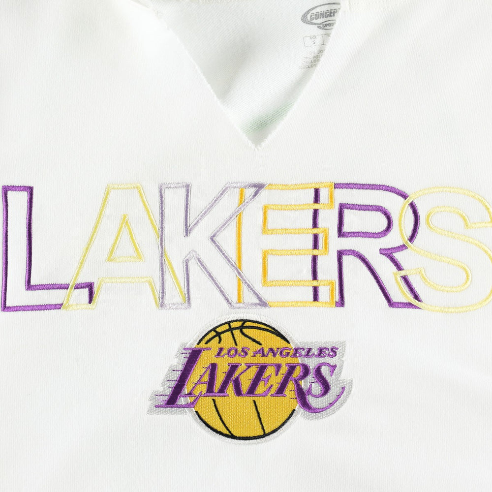 Los Angeles Lakers Concepts Sport Women's Sunray Notch Neck Long Sleeve Top Online