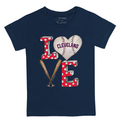 Cleveland Guardians Tiny Turnip Youth Baseball Love T-Shirt | MLB New
