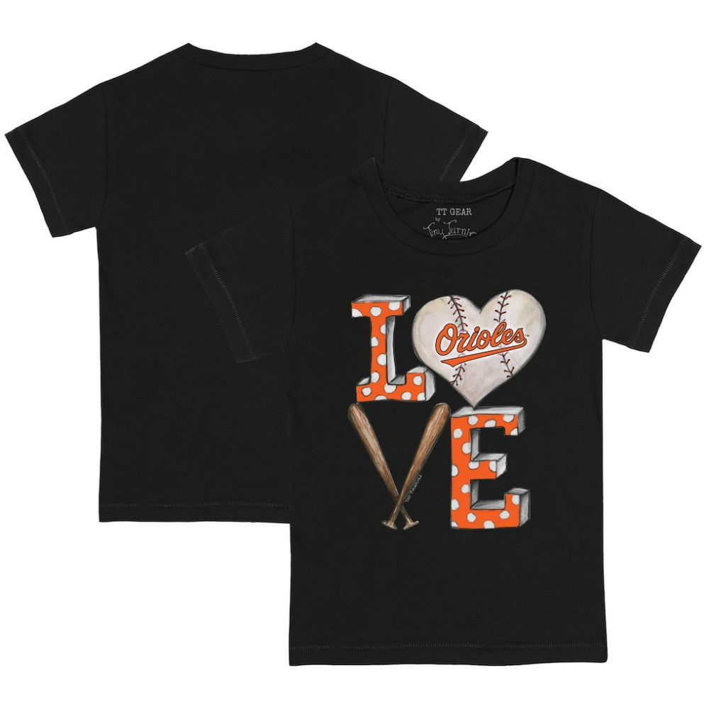 Baltimore Orioles Tiny Turnip Youth Baseball Love T-Shirt | MLB Online