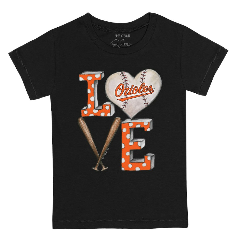 Baltimore Orioles Tiny Turnip Youth Baseball Love T-Shirt | MLB Online