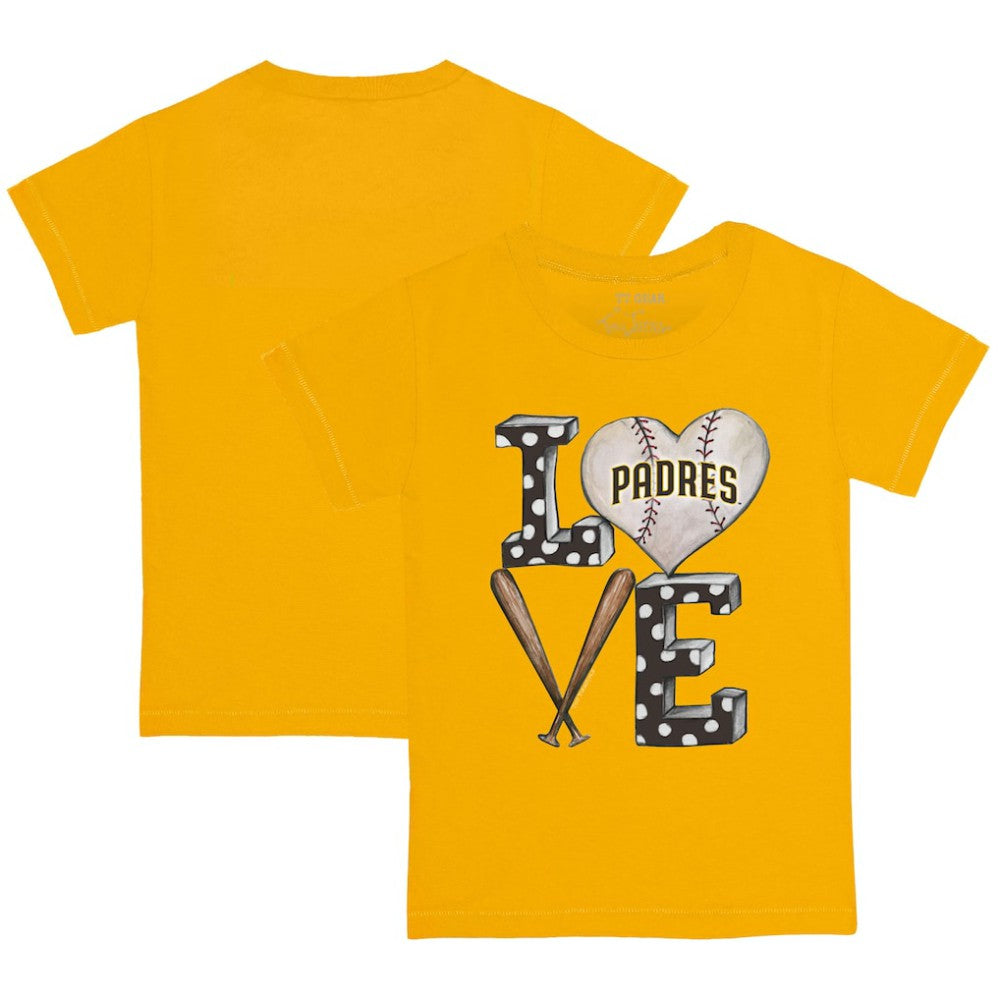 San Diego Padres Tiny Turnip Youth Baseball Love T-Shirt | MLB On Sale