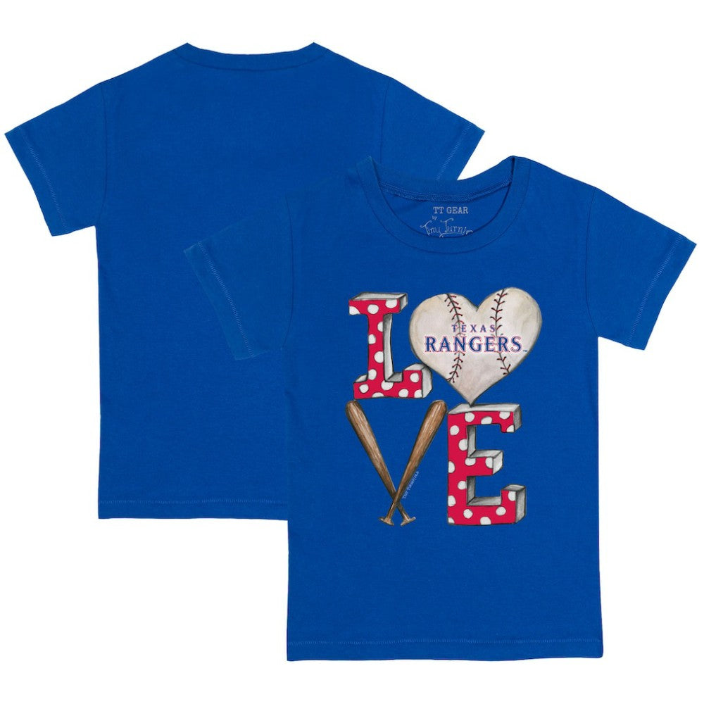 Texas Rangers Tiny Turnip Youth Baseball Love T-Shirt | MLB Online