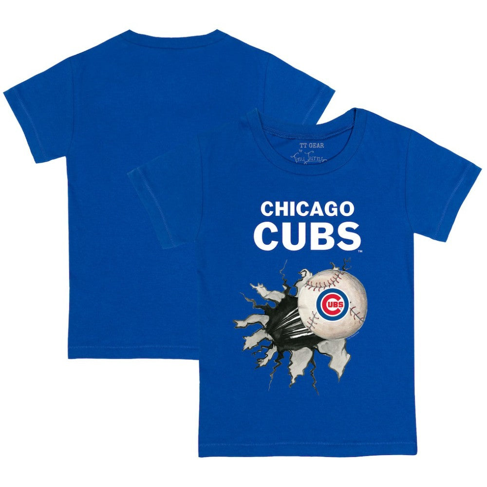 Chicago Cubs Tiny Turnip Youth Baseball Tear T-Shirt | MLB On Sale