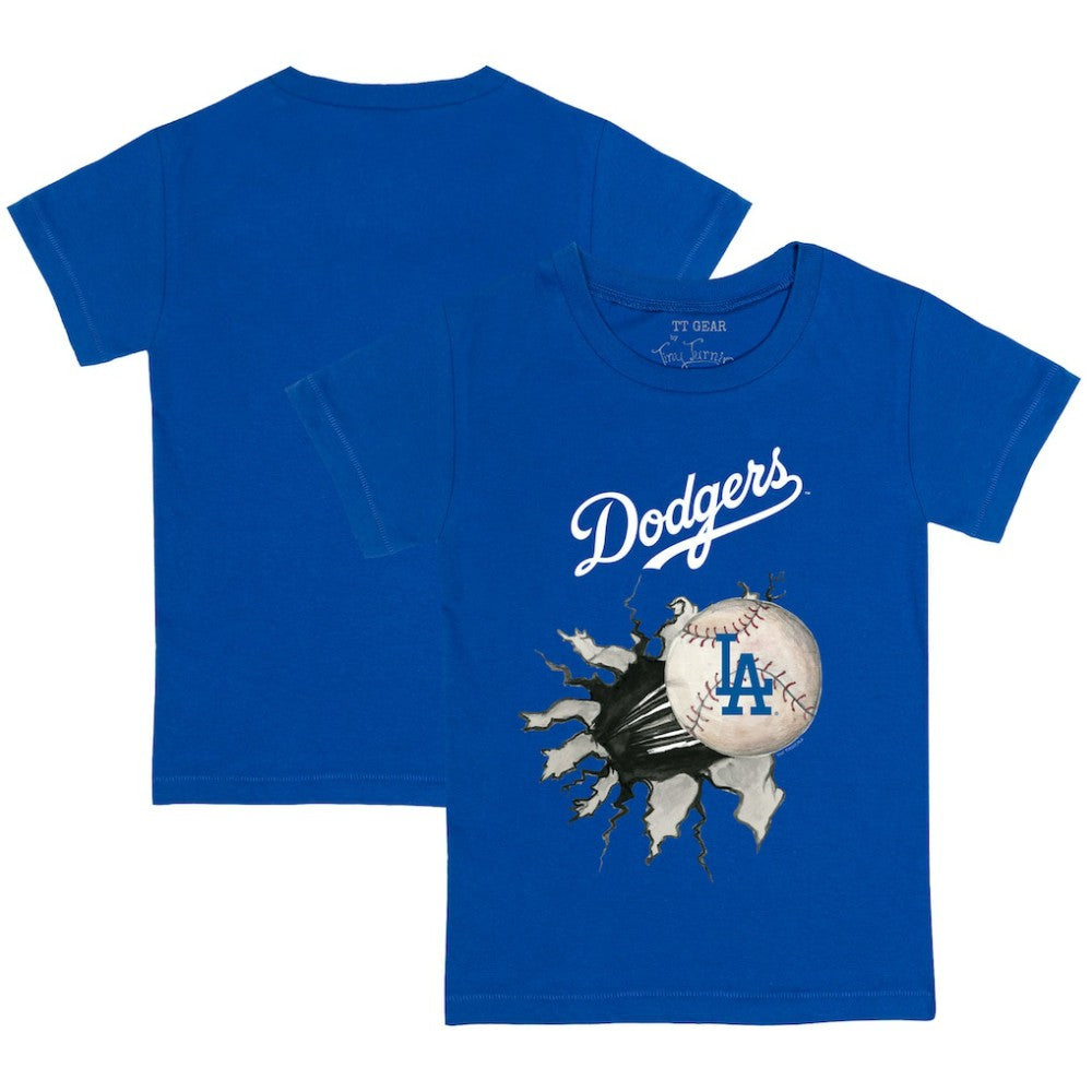 Los Angeles Dodgers Tiny Turnip Youth Baseball Tear T-Shirt | MLB New