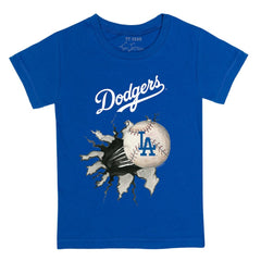 Los Angeles Dodgers Tiny Turnip Youth Baseball Tear T-Shirt | MLB New