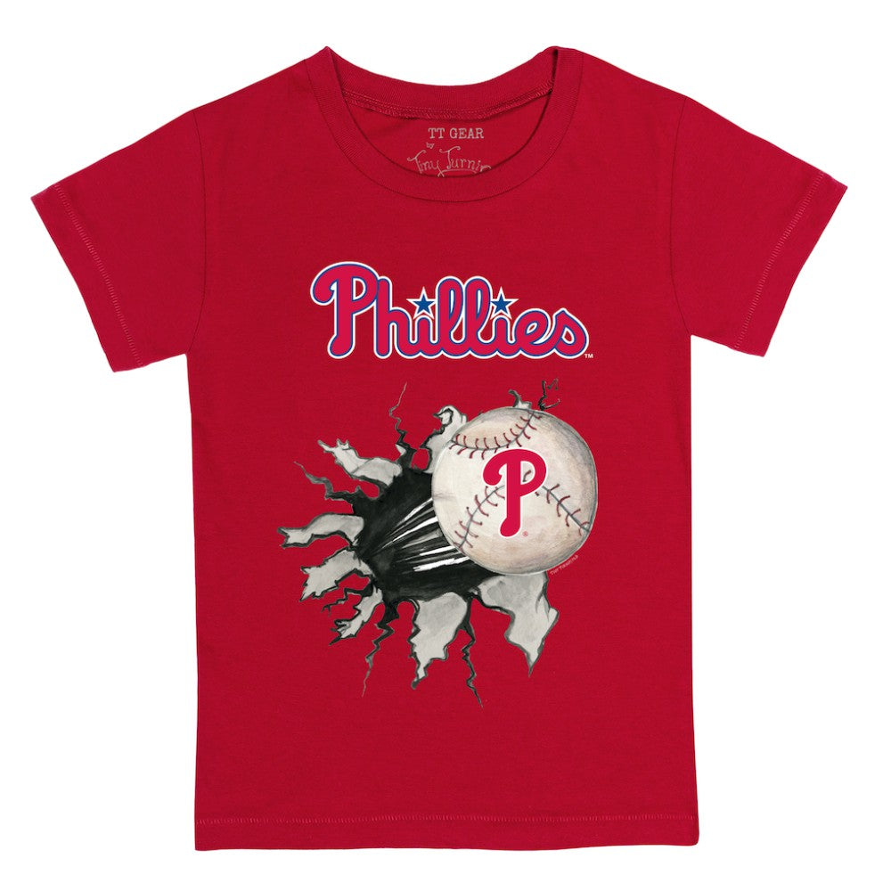 Philadelphia Phillies Tiny Turnip Youth Baseball Tear T-Shirt | MLB US