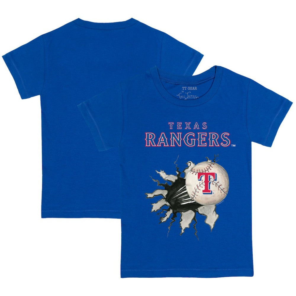 Texas Rangers Tiny Turnip Youth Baseball Tear T-Shirt | MLB On Sale