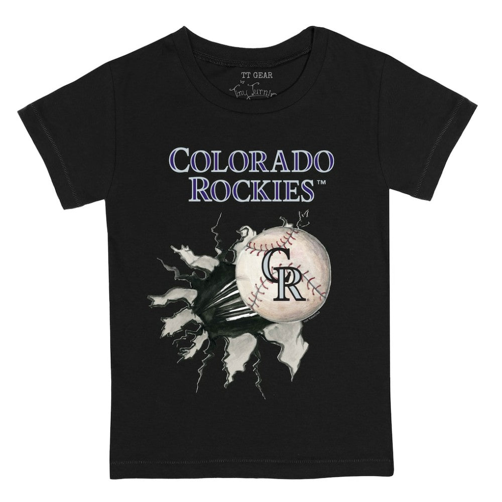 Colorado Rockies Tiny Turnip Youth Baseball Tear T-Shirt | MLB Shop