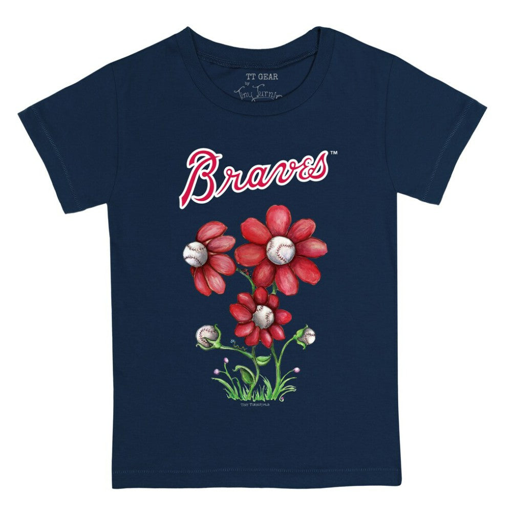Atlanta Braves Tiny Turnip Youth Blooming Baseballs T-Shirt | MLB Sale