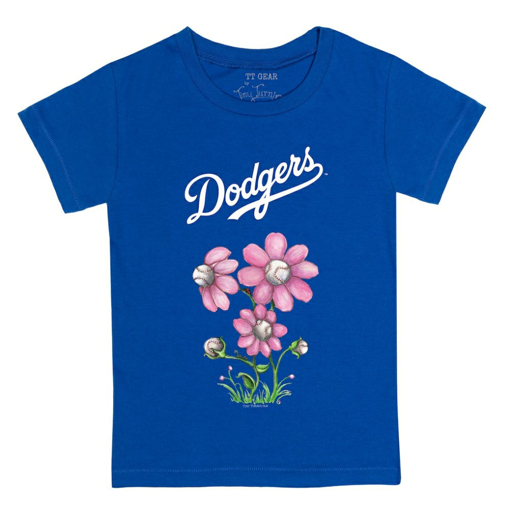 Los Angeles Dodgers Tiny Turnip Youth Blooming Baseballs T-Shirt | MLB Shop