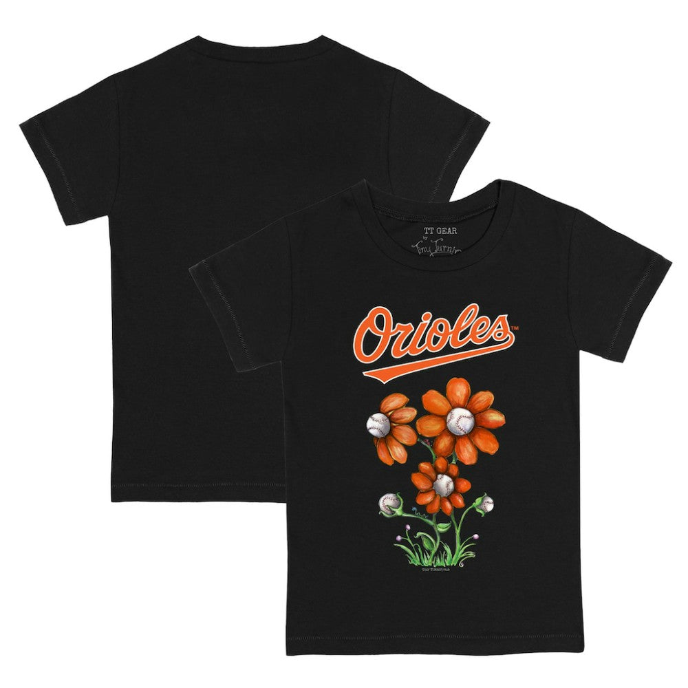 Baltimore Orioles Tiny Turnip Youth Blooming Baseballs T-Shirt | MLB On Sale