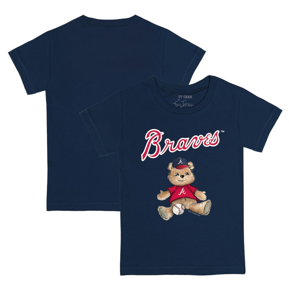 Atlanta Braves Tiny Turnip Youth Teddy Boy T-Shirt | MLB New